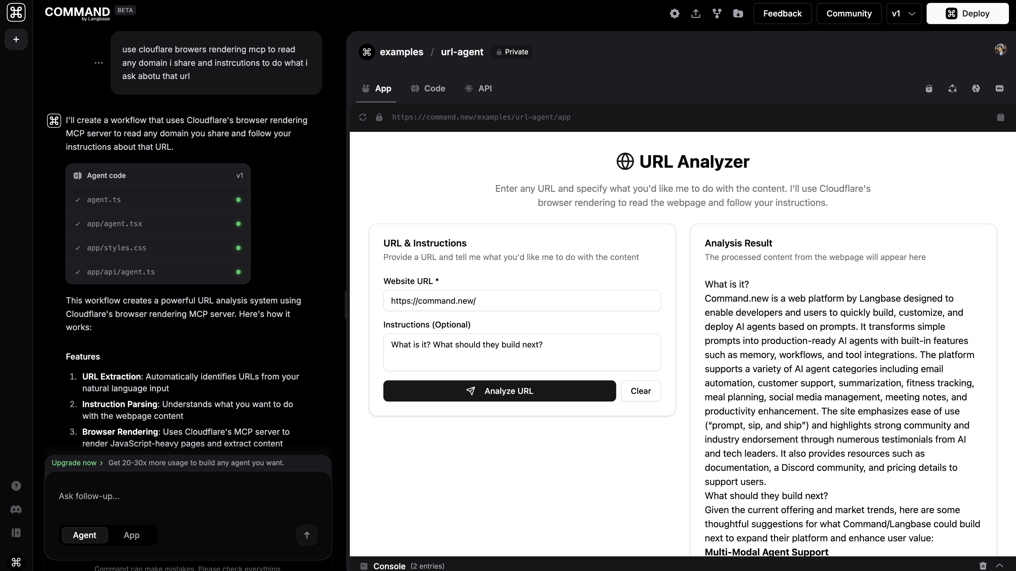 URL Agent